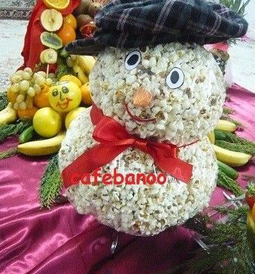 عکس آدم برفی با پفیلا
