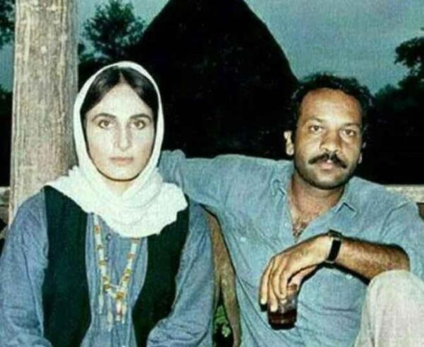 عکس جوانی همسر داریوش ارجمند