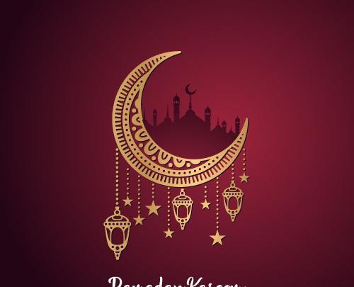 عکس لایه باز ماه رمضان