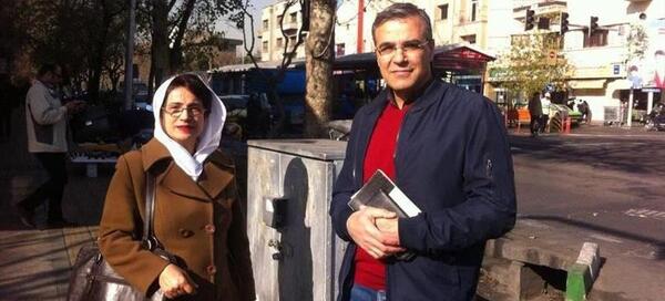عکس رضا خندان همسر نسرین ستوده