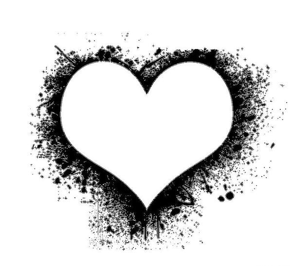 عکس قلب سفید زیبا