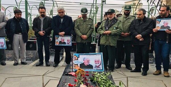 عکس سردار همدانی و سردار سلیمانی
