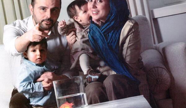 عکس های علی مصفا با خانواده