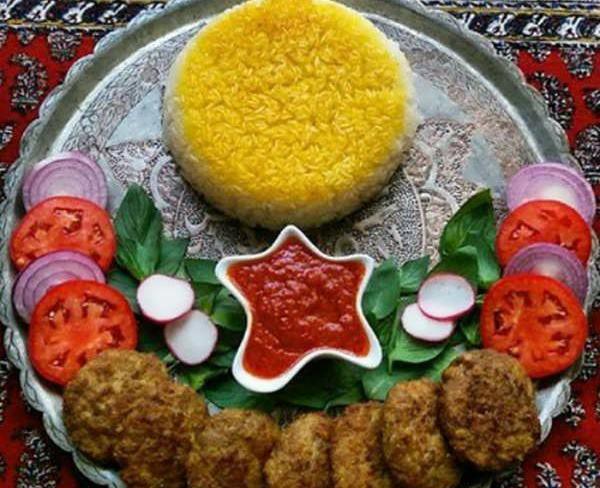 عکس ایده تزیین غذا