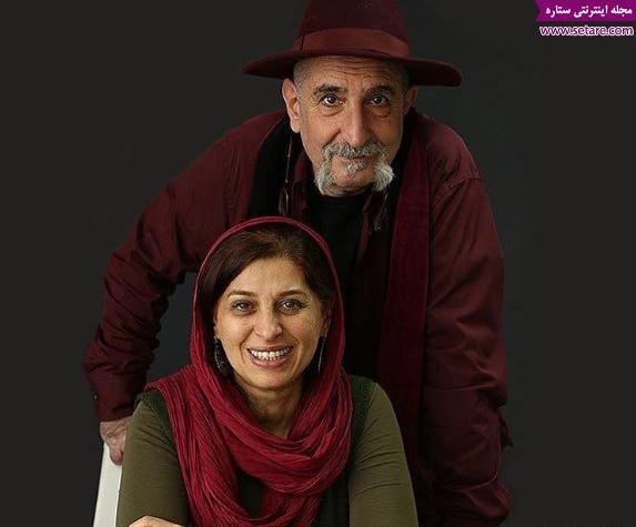 عکس فرهاد آئیش و همسر