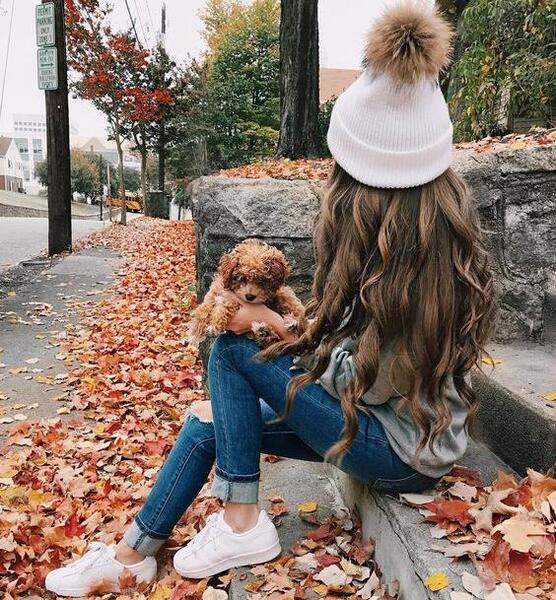 عکس پاییز دخترانه لاکچری