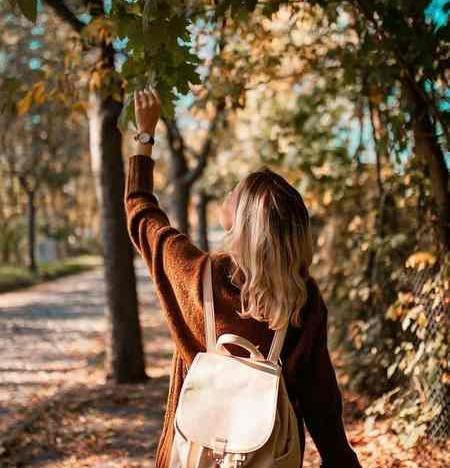 عکس پاییز دخترانه لاکچری