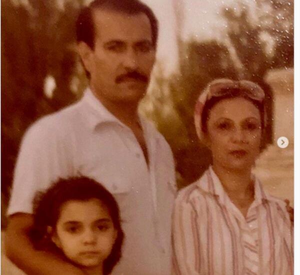 عکس پدر مادر الهام پاوه نژاد