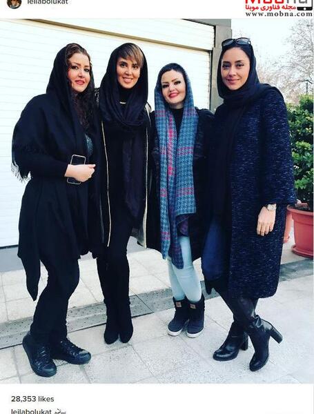 عکس بهاره کیان افشار و لیلا بلوکات