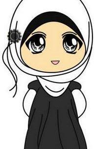عکس نقاشی دختر چادری