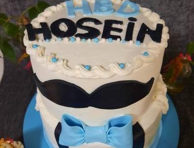 عکس کیک تولد دو طبقه پسرانه