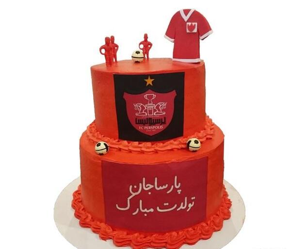 عکس کیک تولد دو طبقه پسرانه
