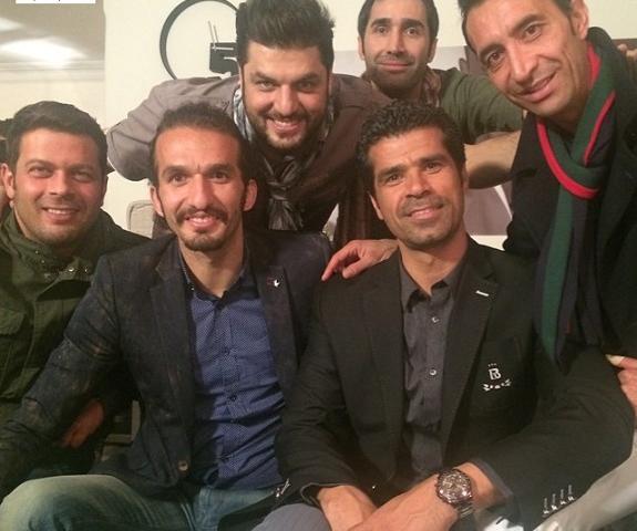عکس سام درخشانی و امین حیایی