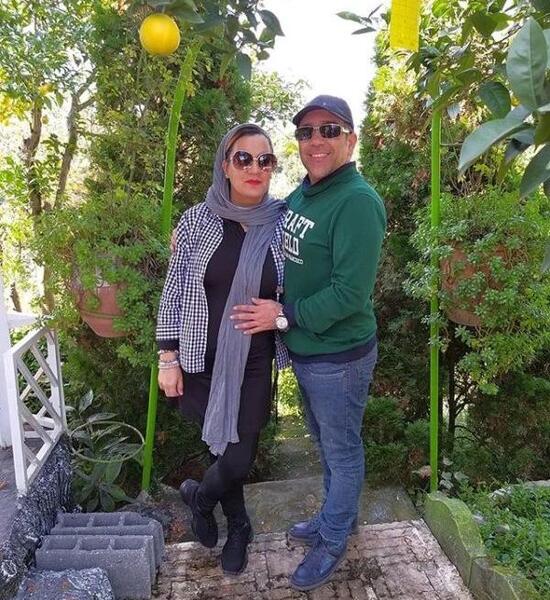 عکس امیر کربلایی زاده و همسر