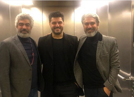 عکس سام درخشانی و مهران مدیری