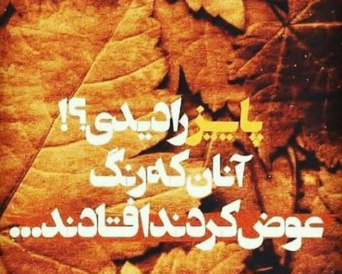 عکس پروفایل روزهای اخر پاییز