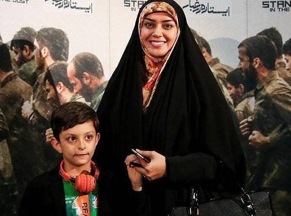 عکس فرزند الهام چرخنده