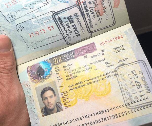 عکس پاسپورت لندن