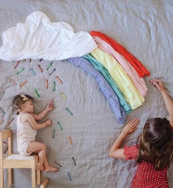 ایده برای عکس کودک در منزل