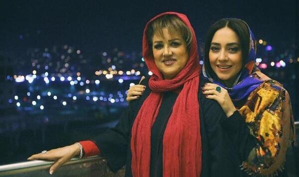 عکس بهاره کیان افشار با خانواده