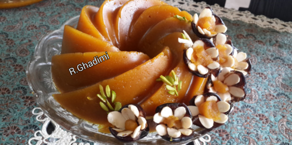 عکس حلوای زعفران