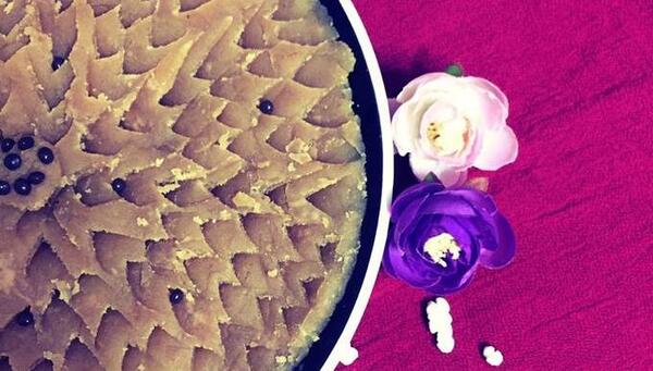 عکس حلوای زعفران