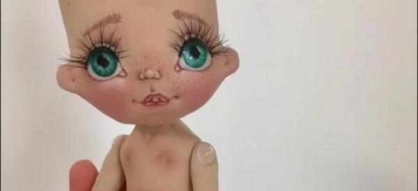 عکس نقاشی صورت عروسک روسی