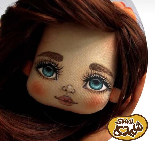 عکس نقاشی صورت عروسک روسی