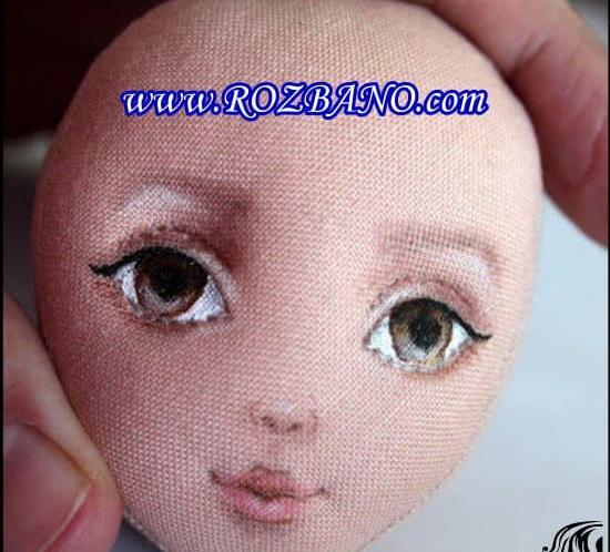 عکس نقاشی صورت عروسک روسی