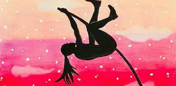 عکس نقاشی ژیمناستیک دخترانه
