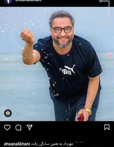 عکس علی انصاریان با احسان علیخانی