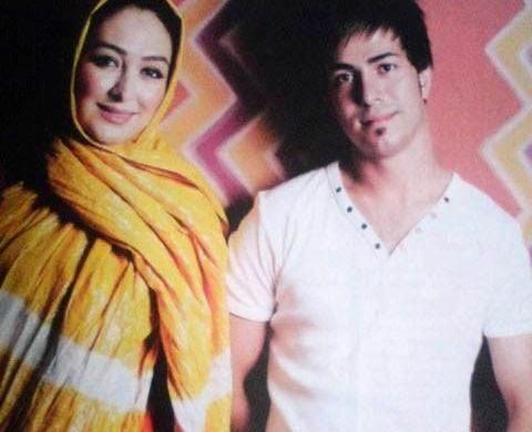 عکس الهام حمیدی وهمسر