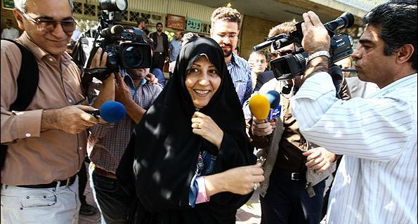 عکس فاطمه هاشمی خبرنگار