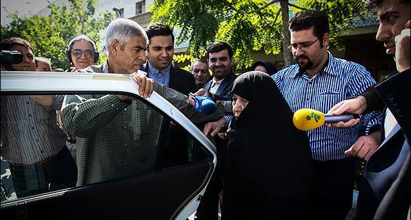 عکس فاطمه هاشمی خبرنگار