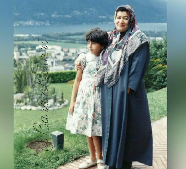 عکس همسر و فرزندان پوران درخشنده