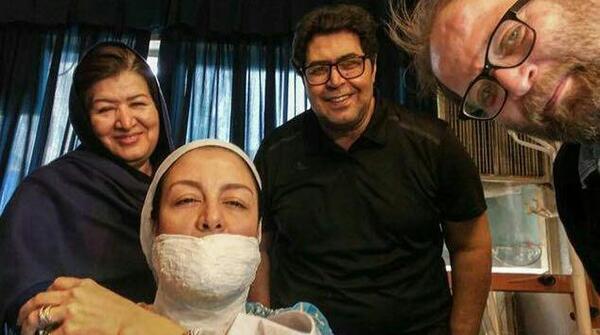 عکس همسر و فرزندان پوران درخشنده