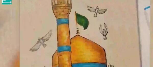 عکس حرم نقاشی