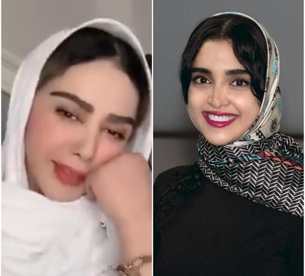 عکس الهه حصاری با مادرش