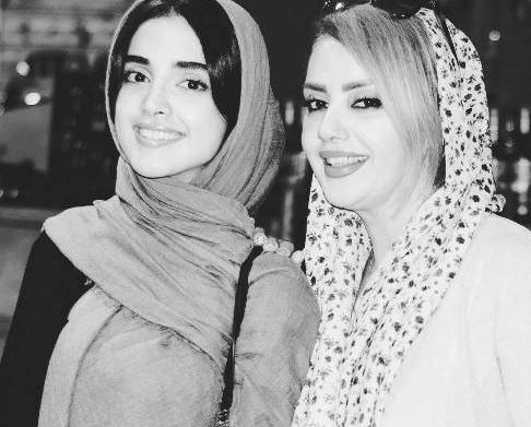 عکس الهه حصاری با مادرش