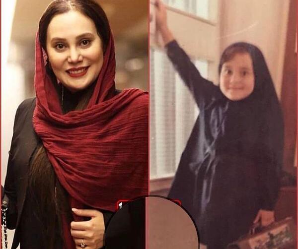 عکس کودکی آرام جعفری