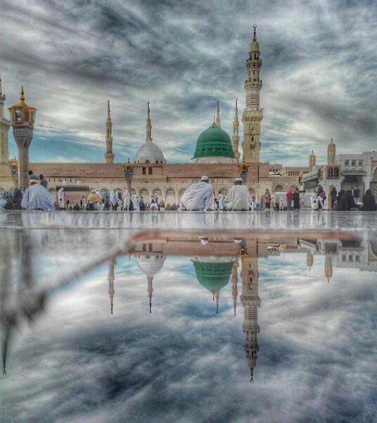 عکس حرم پیامبر و بقیع