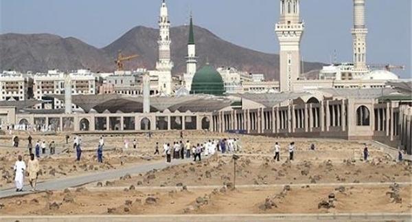 عکس حرم پیامبر و بقیع