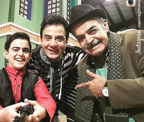 عکس حمید لولایی با زنش