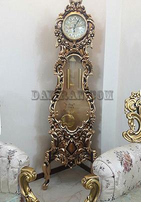 عکس ساعت ایستاده طلایی