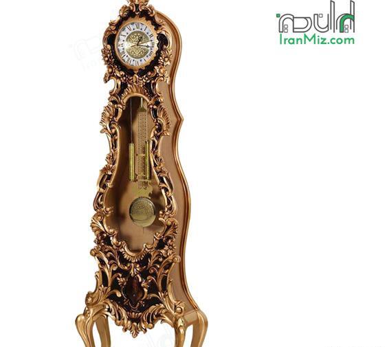 عکس ساعت ایستاده طلایی