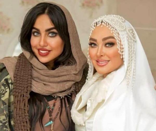 عکس پسر و همسر الهام حمیدی