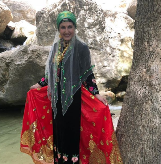 عکس فاطمه گودرزی در فیلم ماه منیر