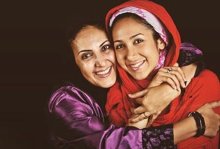 عکس فاطمه گودرزی با فرزندانش
