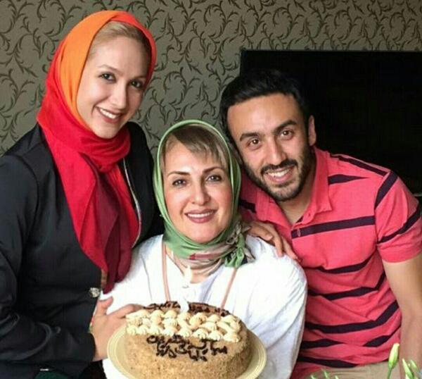 عکس فاطمه گودرزی با فرزندانش