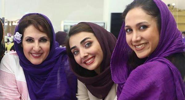 عکس فاطمه گودرزی با فرزندانش